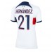 Paris Saint-Germain Lucas Hernandez #21 Dámské Venkovní Dres 2023-24 Krátkým Rukávem